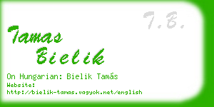 tamas bielik business card
